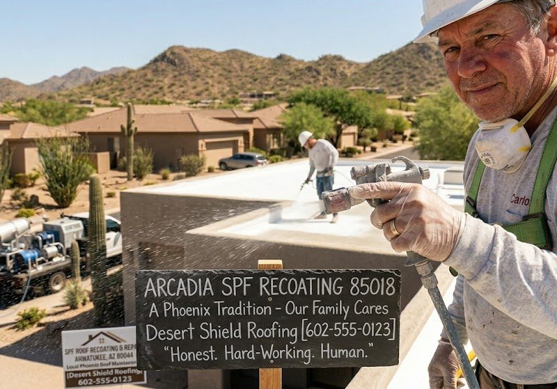 How Often to Recoat Foam Roof in Phoenix